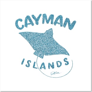 Cayman Islands, Spotted Eagle Ray Posters and Art